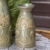 Bình hoa chuông gốm Bát Tràng cao cấp họa tiết sen nổi H30 - Giá 100.000 VND 6