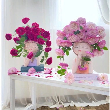 Bình Hoa Cô Gái Decor Lọ Trang Trí Xinh Xắn Nhiều Mẫu Đẹp Giá Chỉ 99.000₫