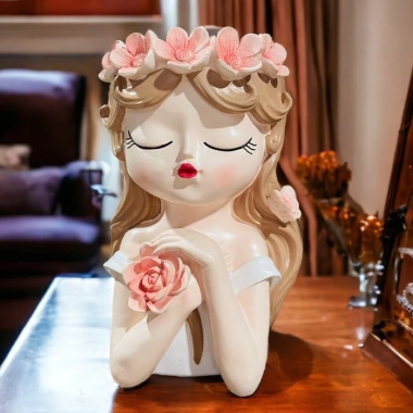 Bình Hoa Cô Gái Decor Lọ Trang Trí Xinh Xắn Nhiều Mẫu Đẹp Giá Chỉ 99.000₫