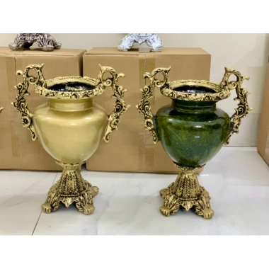 Bình hoa composite cao cấp - Decor trang trí, quà tặng sinh nhật, tân gia, mã vò cổ điện, giá ưu đãi 205.800