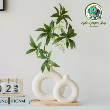 Bình Hoa Decor Nhựa Giả Gốm Sang Trọng - Thiết Kế Tối Giản, Lọ Để Bàn Trang Trí 4 Bình Hoa Decor Nhựa Giả Gốm Sang Trọng - Thiết Kế Tối Giản, Lọ Để Bàn Trang Trí 4