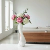 Bình Hoa Giả Sứ Trắng Nghệ Thuật Dáng Xoắn 39cm Trang Trí Phòng Khách Giá 89k 2