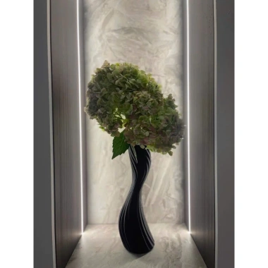 Bình Hoa Giả Sứ Trắng Nghệ Thuật Dáng Xoắn 39cm Trang Trí Phòng Khách Giá 89k