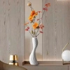 Bình Hoa Giả Sứ Trắng Nghệ Thuật Dáng Xoắn 39cm Trang Trí Phòng Khách Giá 89k 8