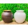 Bình hoa gốm sứ Bát Tràng dạng tròn có hoà tốc - Giá chỉ 99.000đ, giảm mạnh 2