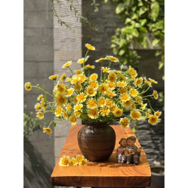 Bình hoa gốm sứ Bát Tràng dạng tròn có hoà tốc - Giá chỉ 99.000đ, giảm mạnh 4