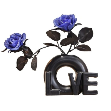 Bình hoa gốm sứ LOVE - Trang trí phòng ngủ, decor nhà cửa, bàn làm việc, giảm giá 18% còn 325.000₫