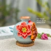 Bình hoa gốm sứ Mini hút lộc đắp nổi - Trang trí cắm hoa, decor xinh, giảm giá 125k 10