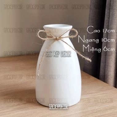 Bình hoa sứ men lạnh dạng tam giác đa màu - Giá chỉ 57.000đ, tiết kiệm ngay