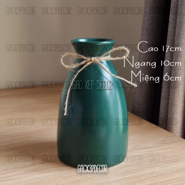 Bình hoa sứ men lạnh dạng tam giác đa màu - Giá chỉ 57.000đ, tiết kiệm ngay