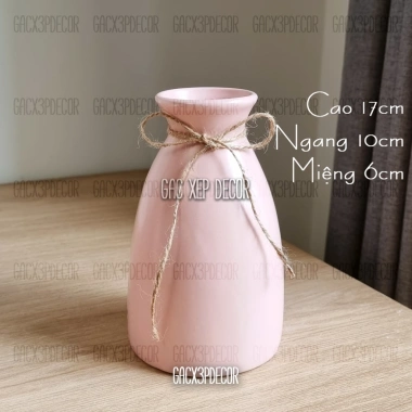 Bình hoa sứ men lạnh dạng tam giác đa màu - Giá chỉ 57.000đ, tiết kiệm ngay