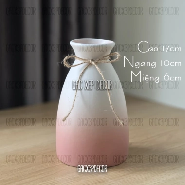 Bình hoa sứ men lạnh dạng tam giác đa màu - Giá chỉ 57.000đ, tiết kiệm ngay