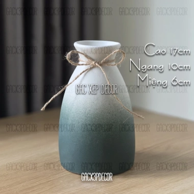 Bình hoa sứ men lạnh dạng tam giác đa màu - Giá chỉ 57.000đ, tiết kiệm ngay