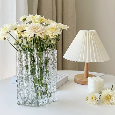 Bình hoa thuỷ tinh sương mây hình thoi phong cách châu Mỹ, giảm giá 159.600₫ 8