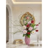 Bình hoa thủy tinh xoắn Dona Home Decor: Mảnh ghép sáng tạo, trang trí không gian sống, giảm giá 5
