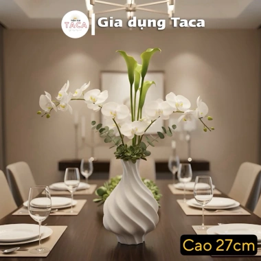 Bình Hoa Vân Vũ Pastel - Lọ Hoa Gốm Sứ Bát Tràng Tinh Tế, Giá 48.800 VND 6