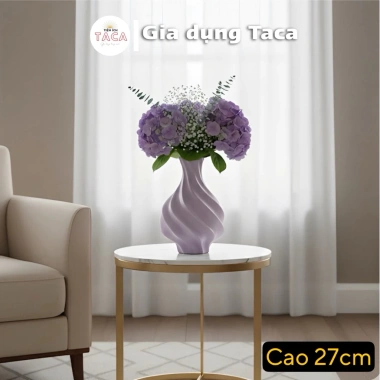 Bình Hoa Vân Vũ Pastel - Lọ Hoa Gốm Sứ Bát Tràng Tinh Tế, Giá 48.800 VND 8
