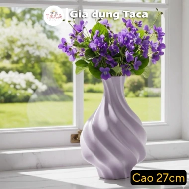 Bình Hoa Vân Vũ Pastel - Lọ Hoa Gốm Sứ Bát Tràng Tinh Tế, Giá 48.800 VND 9