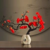 Bình lọ hoa hình tảng đá, hoa đào trang trí bàn kệ phòng khách - Giá ưu đãi 190.000đ 5