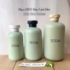 Bình nhựa HDPE 200-500ml Xanh Mint - Đựng kem, lotion, dầu gội, sữa tắm - Chai mỹ phẩm, 11.200 VND