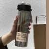 Bình nhựa ZADU Muji trong suốt 350ml 550ml 800ml – cao cấp, nắp chống tràn, quai silicone – 55.000 VND 10