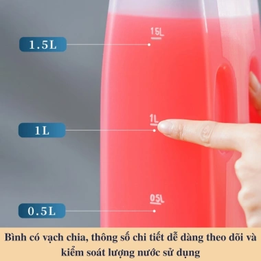 Bình nước 2 lít Shape Cooler AD143 - Nhựa nội địa Nhật, đựng trong tủ lạnh, giảm còn 48,999 VND