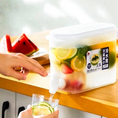 Bình Nước 3,5 Lít giữ nhiệt có vòi siêu tiện lợi, thiết kế bền cho tủ lạnh - Giá rẻ 24.900₫ khuyến mãi 5