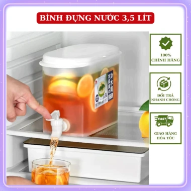Bình nước 3.5L Việt Nhật - Vòi tiện ích, Giá chỉ 39.000đ, Tiết kiệm ngay