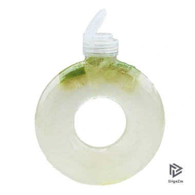Bình Nước Bánh Donuts 500ml Trẻ Em Silicone Du Lịch Chống Rơi Cốc Tròn Nhựa Quà 9 Bình Nước Bánh Donuts 500ml Trẻ Em Silicone Du Lịch Chống Rơi Cốc Tròn Nhựa Quà 9
