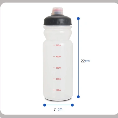 Bình Nước Chạy Bộ Thể Thao 500ml - Nhựa Chống Rò, Dùng Cho Xe Đạp Leo Núi, Giá 75.000₫