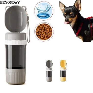 Bình nước cho chó BEYONDAY 2 trong 1 hộp cốc kín dây buộc đi bộ du lịch 72.490đ