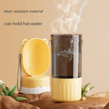 Bình nước cho chó BEYONDAY 2 trong 1 hộp cốc kín dây buộc đi bộ du lịch 72.490đ 6