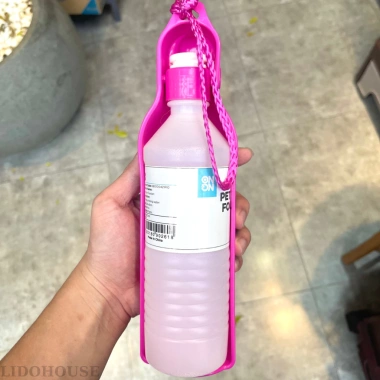 Bình nước di động 500ml cho chó mèo - Khay uống du lịch, siêu rẻ 39k tại Lido House 8
