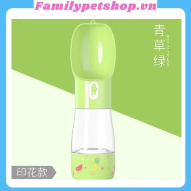 Bình nước di động cho chó mèo, dễ mang khi đi dạo, du lịch, giá chỉ 60k