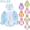 Bình nước DILLER DB-007 Tritan không BPA 400ml‑550ml, siêu bền cho thể thao & dã ngoại