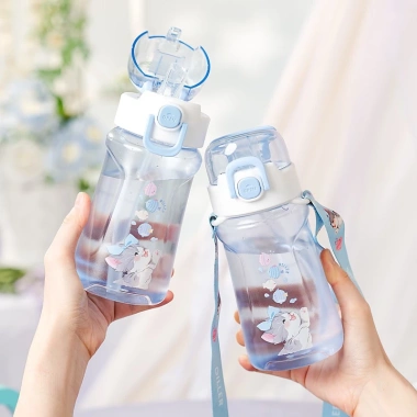 Bình nước DILLER DB-007 Tritan không BPA 400ml‑550ml, siêu bền cho thể thao & dã ngoại 2