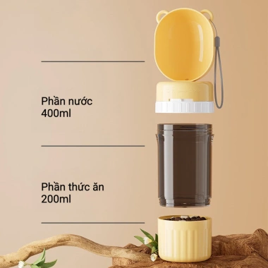 Bình nước du lịch đa năng cho chó - di động tiện lợi, giảm giá 46.336đ 9