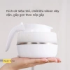 Bình nước đun sôi siêu tốc 600ml gấp gọn du lịch, silicon dày, đĩa lót thép 304 giữ nhiệt an toàn - Giá chỉ 153.000₫ 9