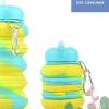 Bình nước gấp gọn 550ml silicon thông minh - Thể thao đa năng, chỉ 55.000₫