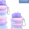 Bình nước gấp gọn 550ml silicon thông minh - Thể thao đa năng, chỉ 55.000₫ 4