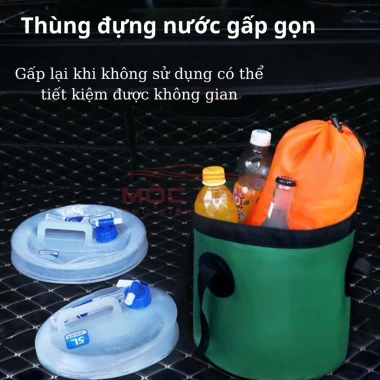 Bình Nước Gấp Gọn Siêu Nhẹ 5L-15L - Du Lịch Dã Ngoại 64.400 VND