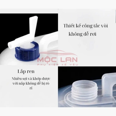 Bình Nước Gấp Gọn Siêu Nhẹ 5L-15L - Du Lịch Dã Ngoại 64.400 VND