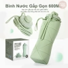 Bình Nước Gấp Gọn Silicon 600ml Chịu Nhiệt Mini Cozy - Du Lịch Thể Thao
