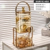 Bình nước Gấu thủy tinh van đóng mở 4 cốc xoắn - Dùng cho nhà hàng, khách sạn, cafe