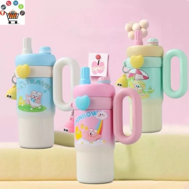Bình Nước Giữ Nhiệt Rainbow Inox 850ml - Cốc Uống, Ly Americano, Giá 117.000