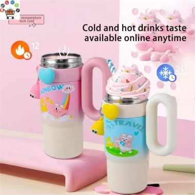 Bình Nước Giữ Nhiệt Rainbow Inox 850ml - Cốc Uống, Ly Americano, Giá 117.000