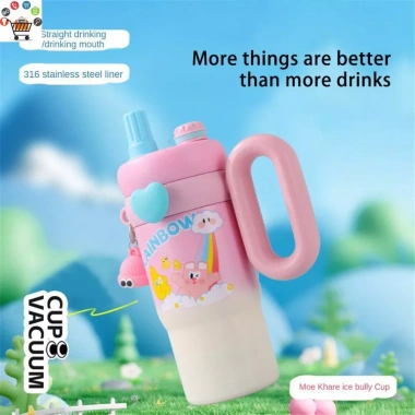 Bình Nước Giữ Nhiệt Rainbow Inox 850ml - Cốc Uống, Ly Americano, Giá 117.000