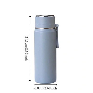 Bình nước giữ nhiệt STATIONWA 500ml - Cốc cà phê chống rò rỉ, dây silicon thép 316, lọc chân không du lịch 162.250 VND