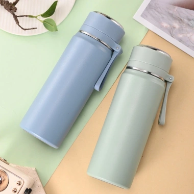 Bình nước giữ nhiệt STATIONWA 500ml - Cốc cà phê chống rò rỉ, dây silicon thép 316, lọc chân không du lịch 162.250 VND