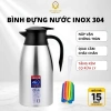 Bình Nước Inox 304 2L Nắp Vặn Kín – Giữ Lạnh Lâu, Cho Gia Đình & Văn Phòng, 160k